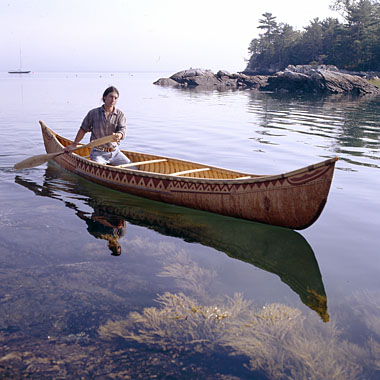 David Moses Bridges paddling on Frenchmans Bay