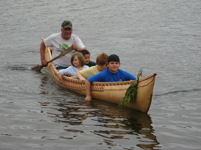 The next generation of canoe builders