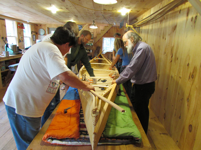 Pegging gunwale caps